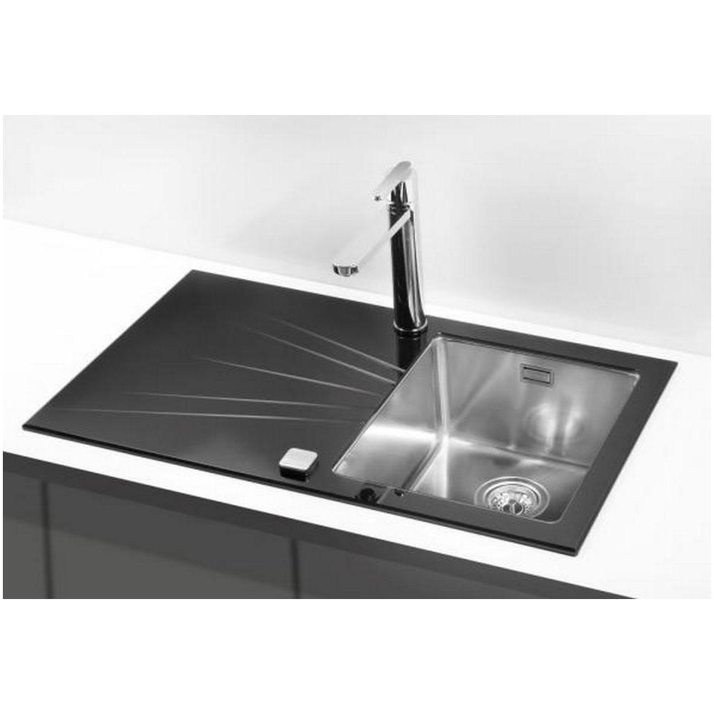 Alveus Karat 10 POP UP čierna, vanička vpravo