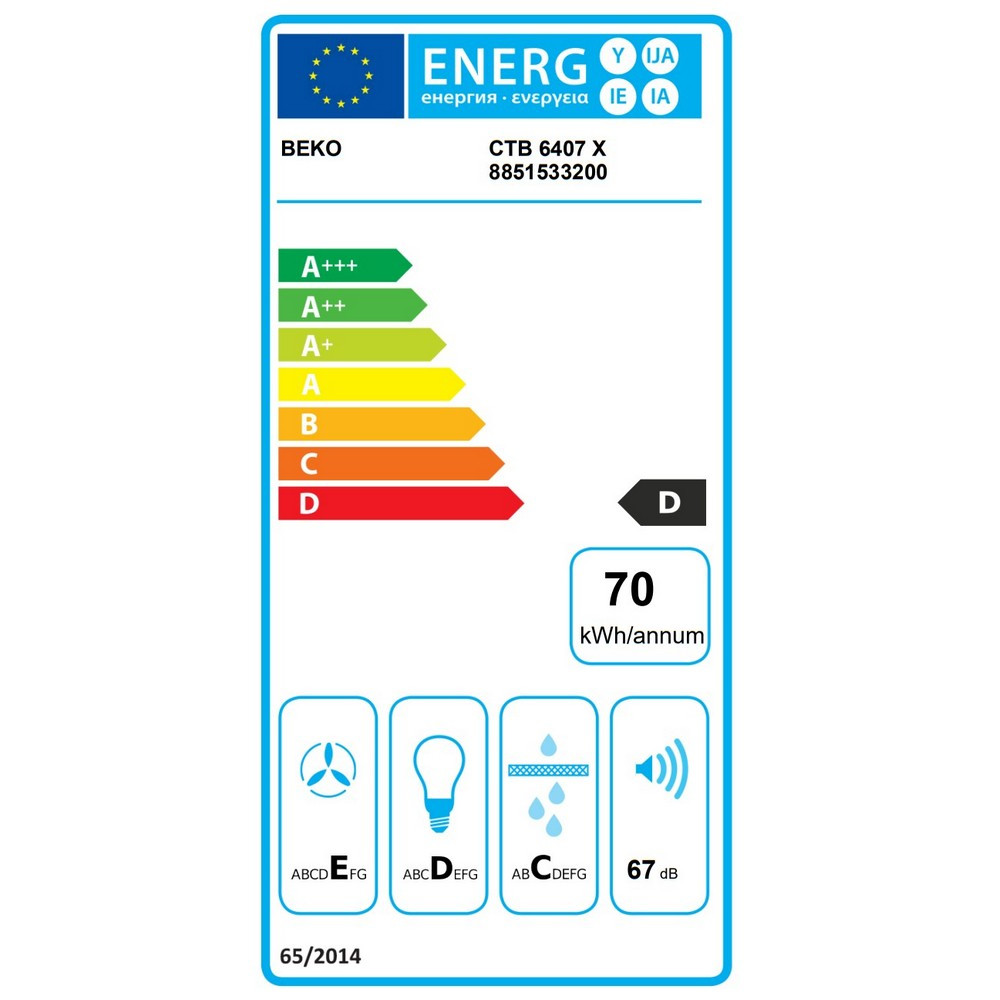 Beko CTB 6407 X