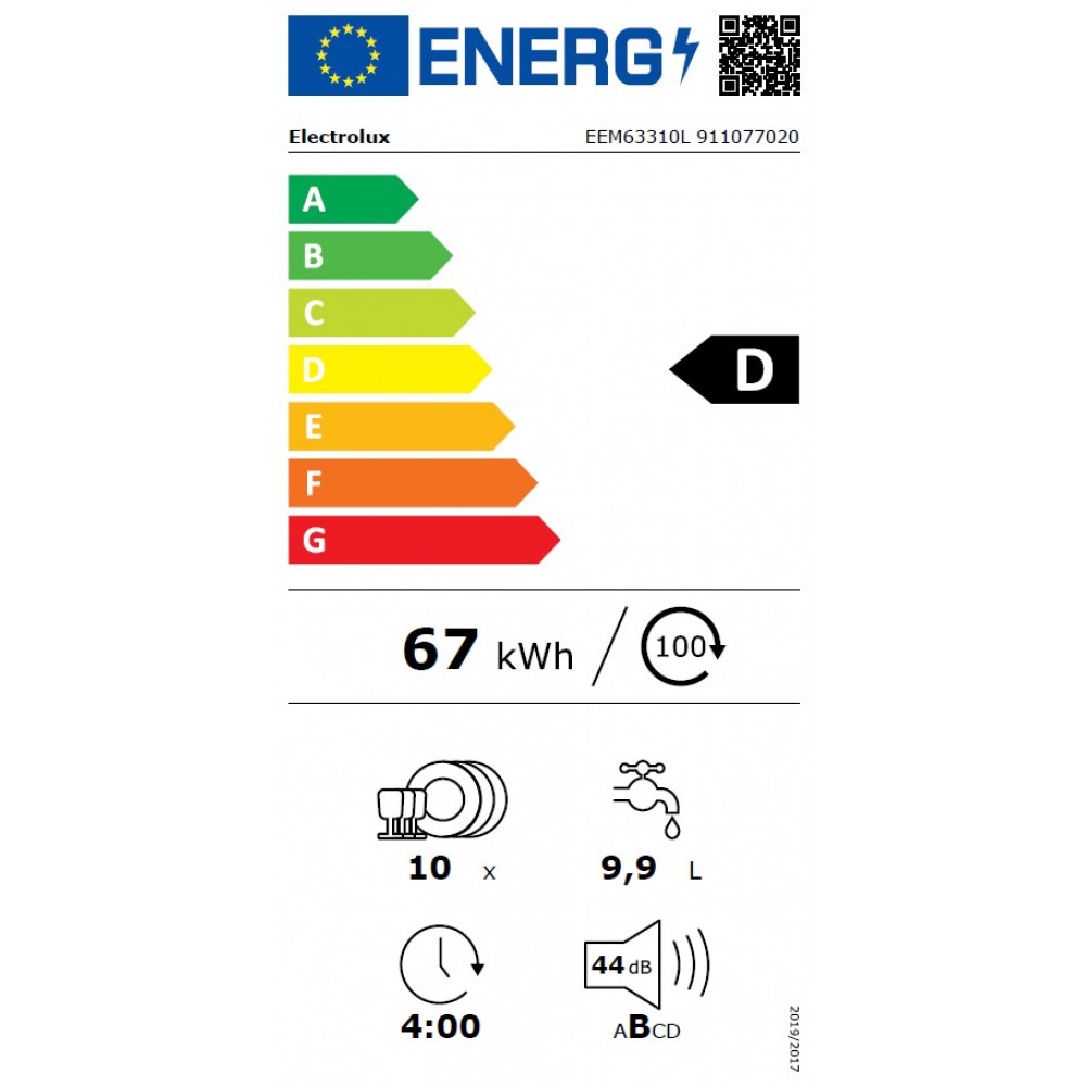 Electrolux EEM63310L SatelliteClean® AirDry