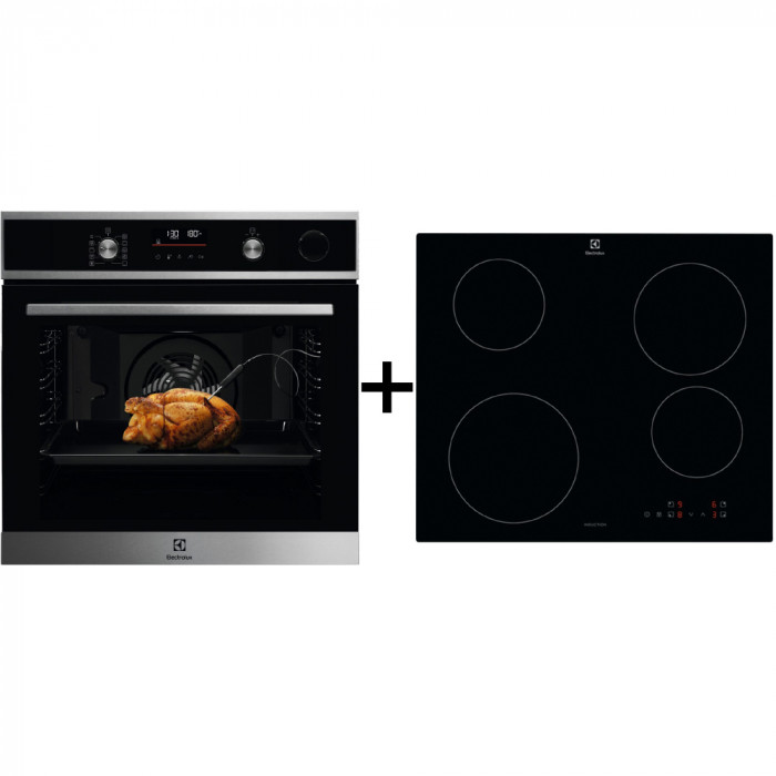 Set Electrolux EOC6H76X + LIB60420CK