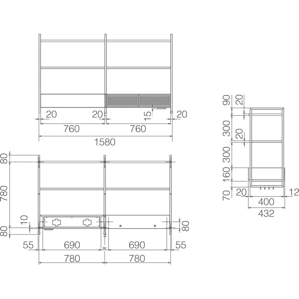 Elica Open Suite BL MAT/F/80