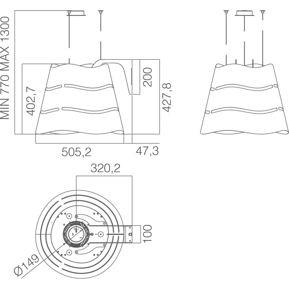 Elica Wave Ux BL MAT/F/51