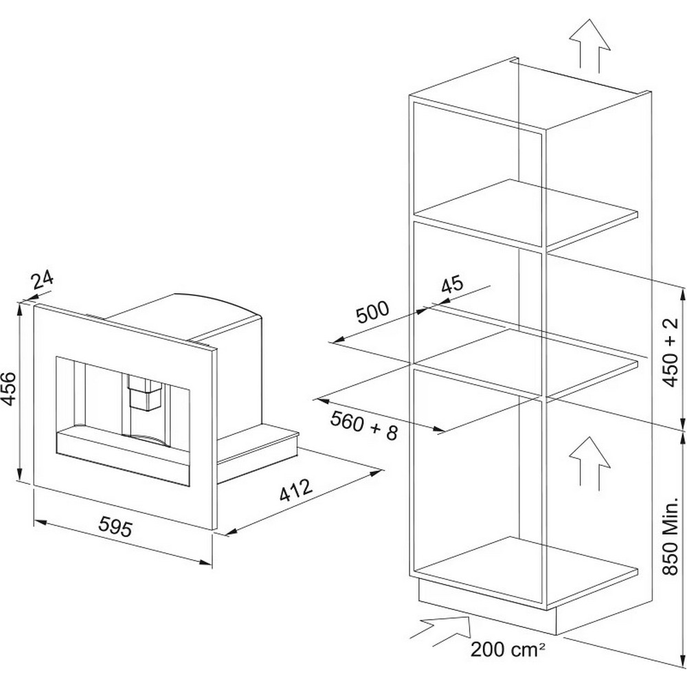 Franke Mythos FMY 45 CM BK