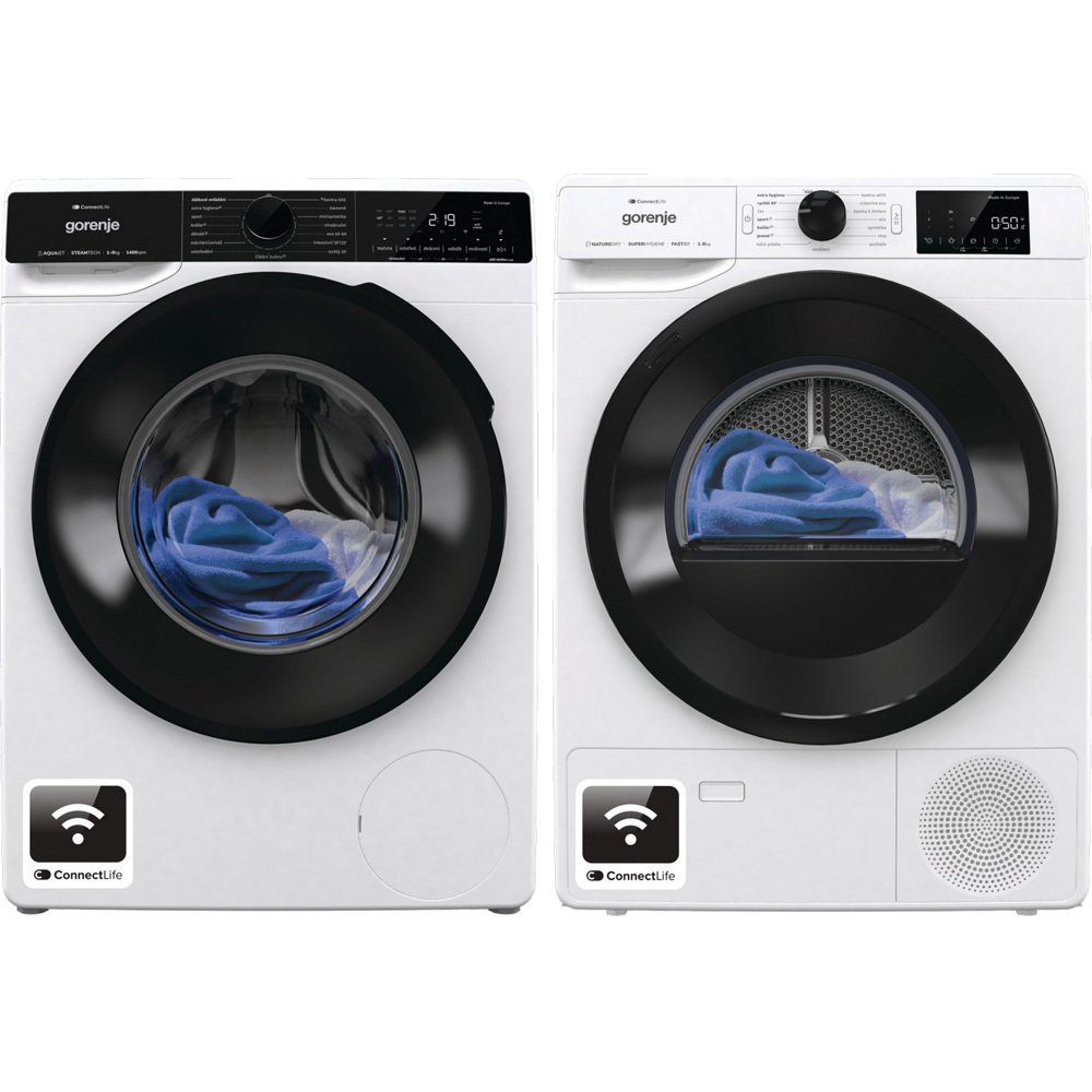 Set Gorenje W2PNA94A1W/CZ + D2PNE83GNLW/CZ