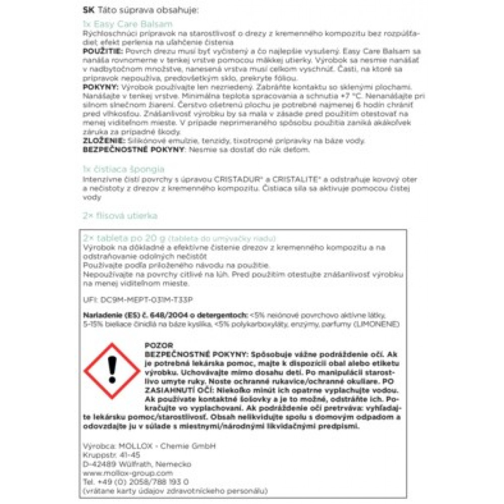 Schock základná čistiaca sada 629093