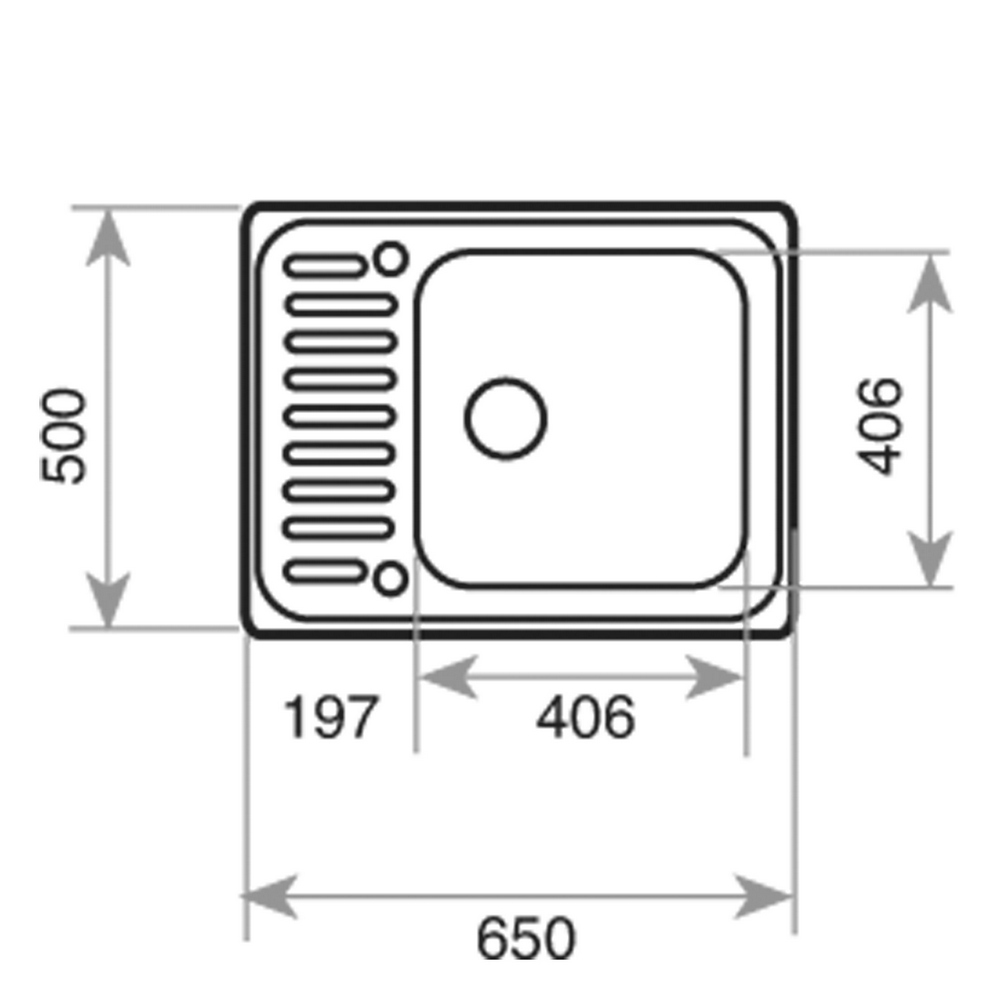 Teka Classic 1B 1/2D 650